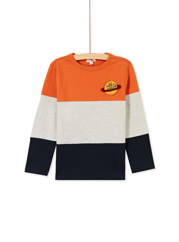 Tee-Shirt manches longues 3 couleurs enfant garçon KOGOTEE1 / 20W902L2TMLE408